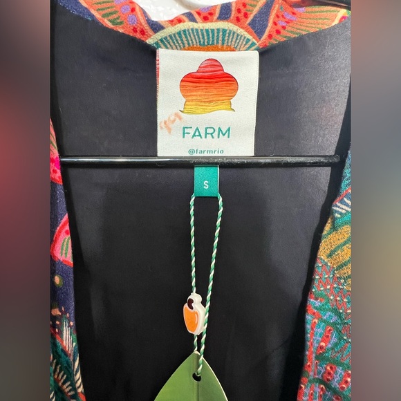 FARM Rio Cool Macaw Navy Floral Maxi Dress - Picture 11 of 12